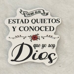 $2 for $5 / $4 Each ~~ Religious Sticker / Calcomanía Religiosa